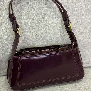 Zara Brown Mini Bag with Gold Hardware